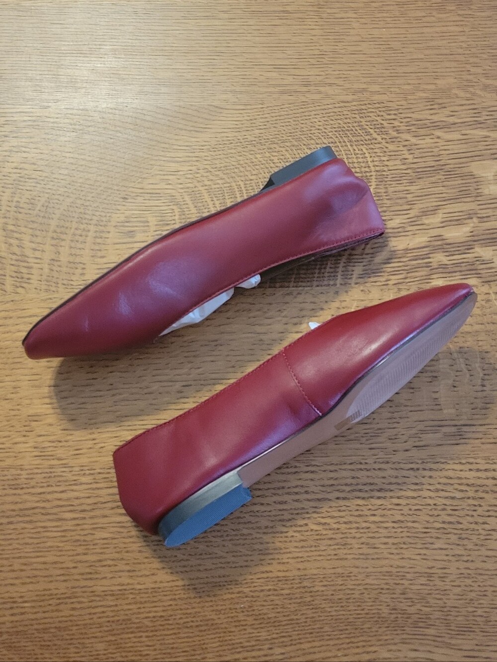 Madewell Mylie Leather Ballet Flats - Red - Picture 7 of 11
